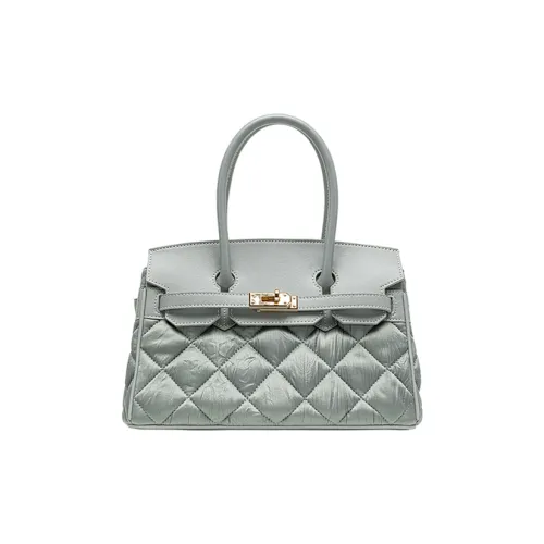 VANESSA HOGAN Корова Кожа Сумка Женская Серый