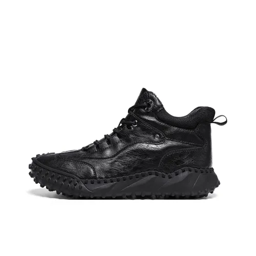 QDML Амортизация Покрытие Дышащий MID Топ Повседневная обувь Мужская