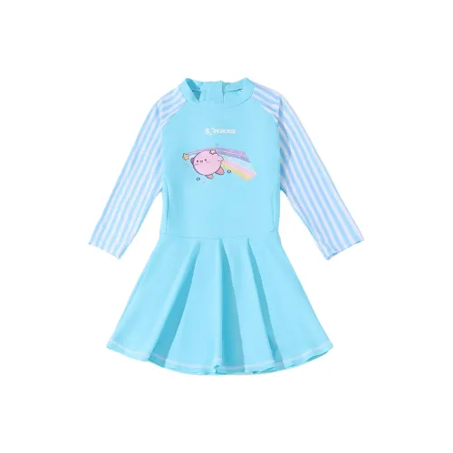 QIAODAN Синий Белый KIDS Купальники