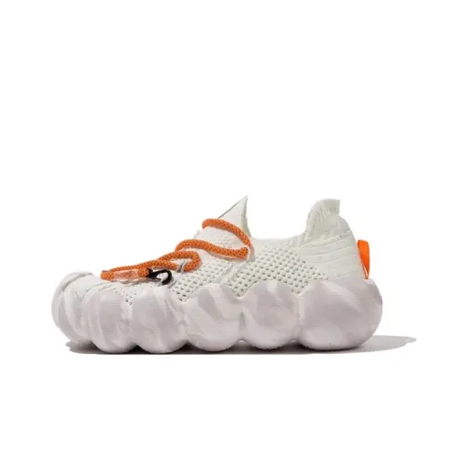 UPPERVOID Slip-resistant Abrasion-resistant Low Top Streetwear Унисекс Белый Серый Черный