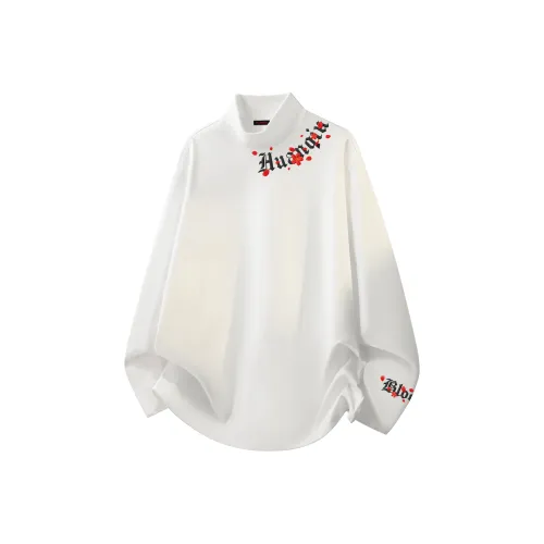 HUANQIU Длинный рукав Т-рубашка Унисекс