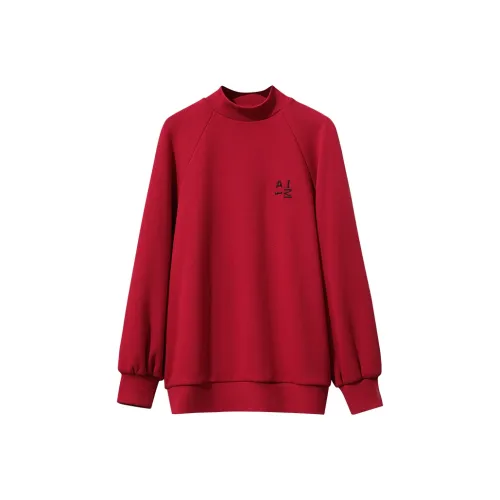 AMII Настоящий красный Женские Свитшоты