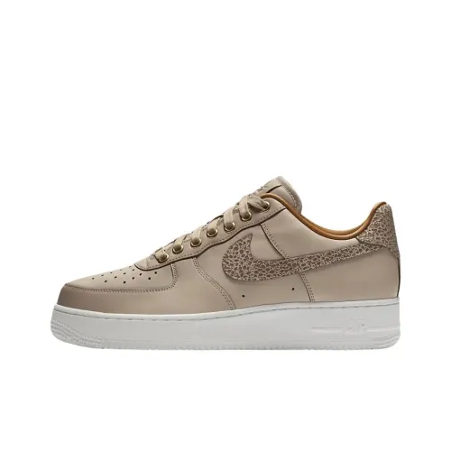Nike Air Force 1 Slip-Resistant Shock Absorbers Низкие Скейтбординг Кроссовки Унисекс Коричневый