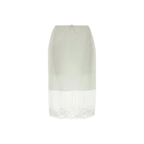 Cecilie Bahnsen Белый Унисекс Юбки
