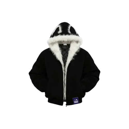 Кошка Ухо Гора Резьба QVAV Пуховая куртка Унисекс