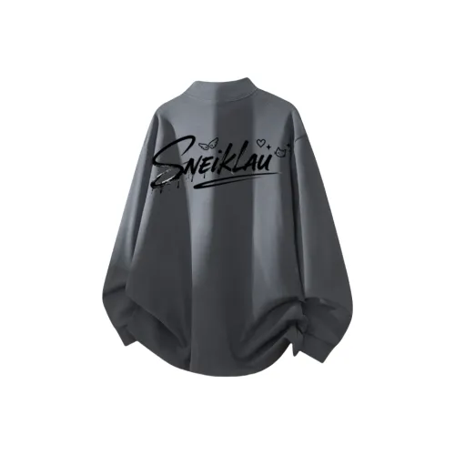 SNEIKLAU Серый Унисекс Свитшоты