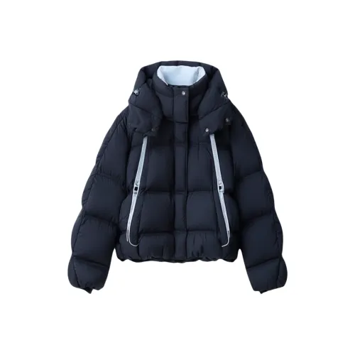 GUNONG Темно-синий женский пуховик