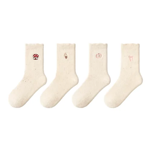 PRIMEET Гриб Cottage 4 шт Женские MID Носки до икры