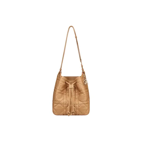 DIOR D Motion Овчина Сумка на плечо Средний Женские Желтый