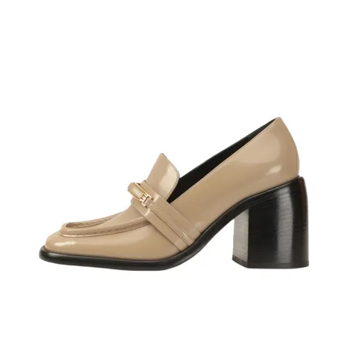 SERGIO ROSSI Bitt Грубый каблук Высокие каблуки 8 см Женские Умбра