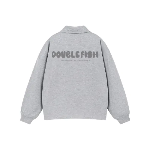 Двойная рыба Унисекс Свитшоты