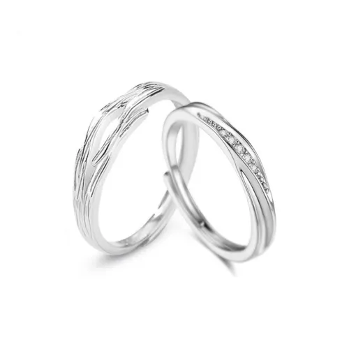 YUXIN 999 Fine Серебряный Кольца Унисекс