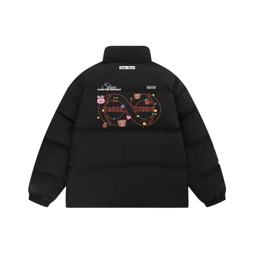 TAOKK Хлопковый пуховик пальто унисекс