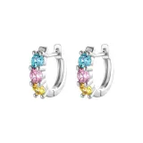 Многоцветные кольца для ушей, 1 пара