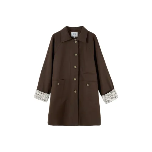 TOUCH Тренчкот Женский Темно-Кофейный
