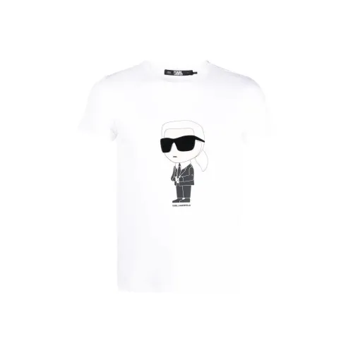 Karl Lagerfeld T-Shirt Мужской Белый