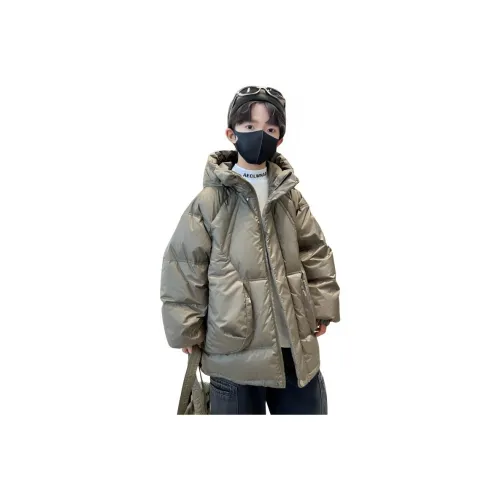 MUMUWU HOUSE Серый Зеленый KIDS Пуховики