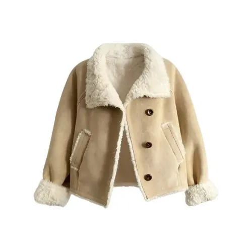 GEZITAI Бархат Feel Пальто Женское