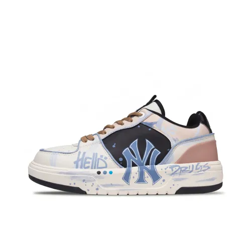 Mlb Base Logo Chunky Liner Аbrasion Resistant Увеличение Высоты Низкие Кроссовки для Скейтбординга Унисекс