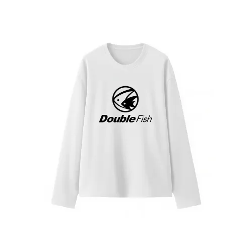 Двойная рыба Унисекс T-рубашки