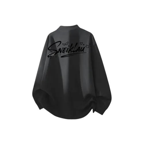 SNEIKLAU Черный Унисекс Свитшоты