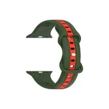 Армейский зеленый и красный.