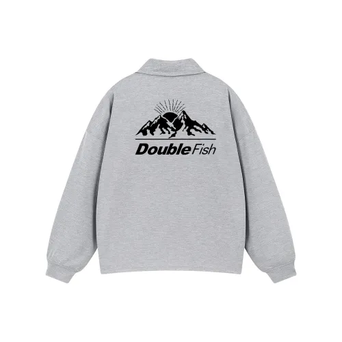 Двойная рыба Унисекс Свитшоты