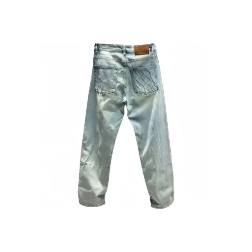 Chisportate Синий Флисовые подкладочные унисекс джинсы