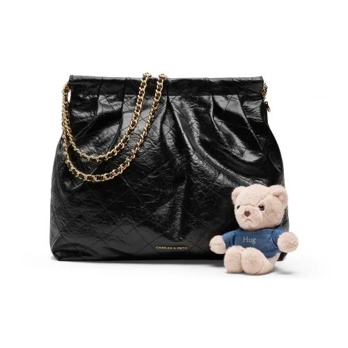 CHARLES KEITH ПУ (полиуретан) Синтетическая кожа Сумка через плечо Большая Женская Многоцветная