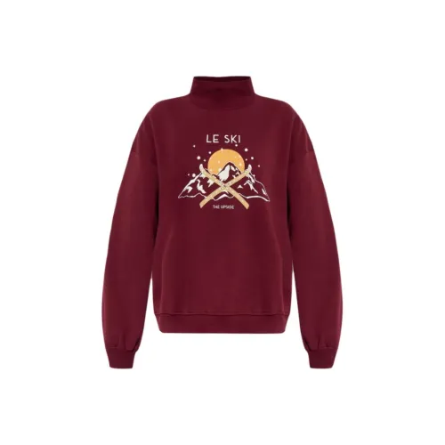 The Upside Бургунди Женские Свитшоты
