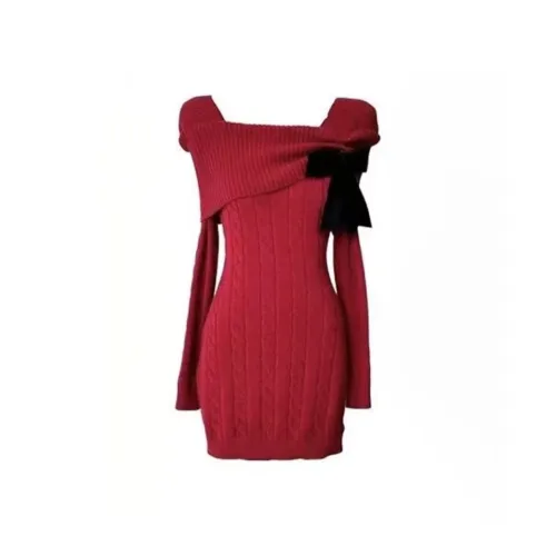 EMDPN Женские длинные платья с длинными рукавами