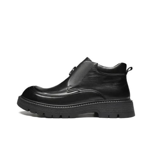 ST SAT Splendid Коллекция Кожаные туфли Мужские Черные