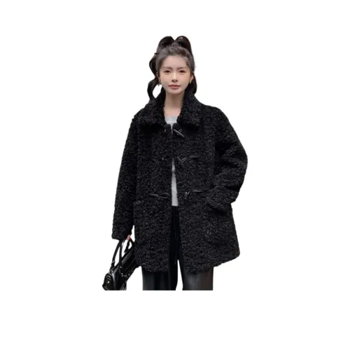 IWZI Черный Женские Бархатные Куртки