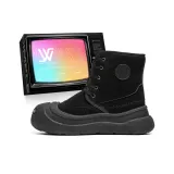 Черный с флисовой подкладкой