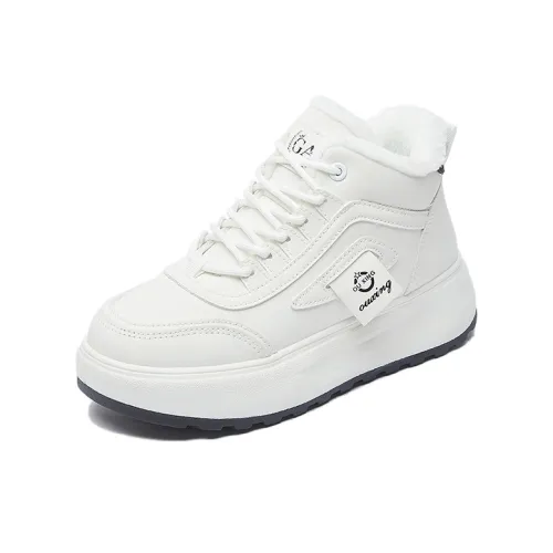 JOHLIN DREAM С флисовой подкладкой Белый Кроссовки Термостойкие Устойчивые к истиранию Противоскользящие Высокий верх