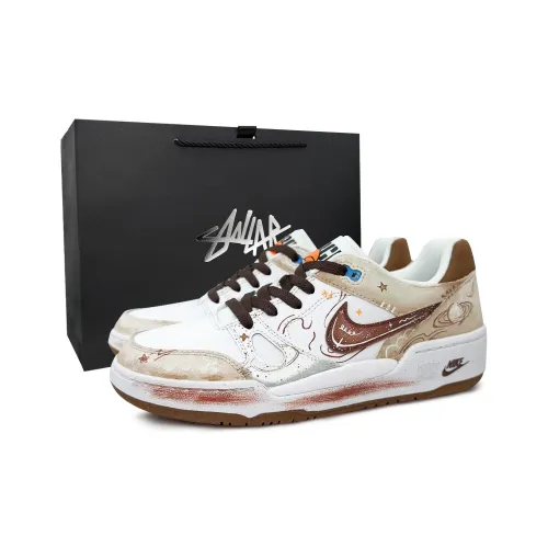 Nike Full Force Low Топ Скейтборд Кроссовки Мужские Коричневые