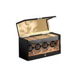 Чёрный, 4 отделения для часов