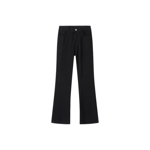 CHENYING Черные Буткат Унисекс Джинсы