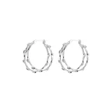 Серьги-кольца "Звездный Шип", большой размер, 1 пара, модель EH-4117.ebB