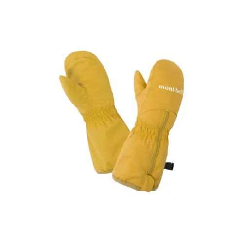 MONTBELL 75% полиэстер ткань перчатки детские многоцветные