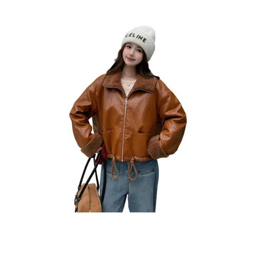 LAOYECHE Кожа Куртка Женская