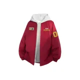 Бургунди [1099 Пуховая куртка] (В комплекте с высококачественным тяжелым бело-серым свитшотом Фотиния)