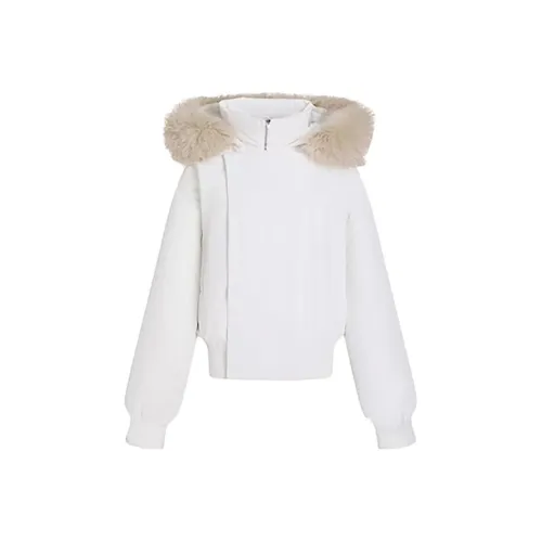 POSIYING Белый Женский Пуховик