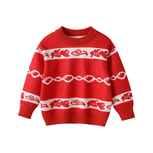 SNOOPY Красный С флисовой подкладкой Предшкольные Свитеры