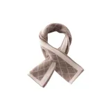 Стиль 2 - Черный кашемир из козы + Коричневый кашемир из козы