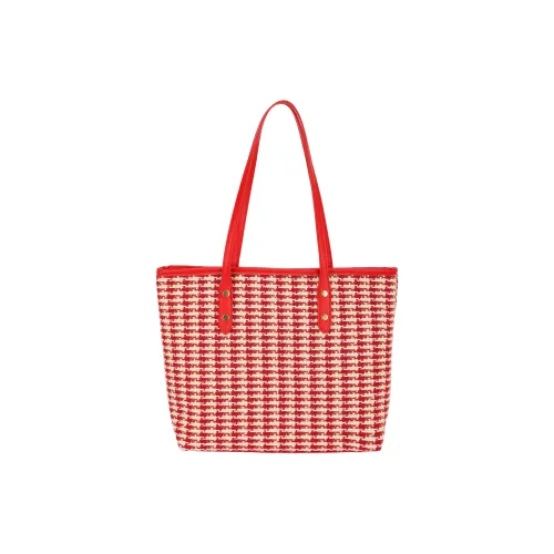 Worm's Home ПУ (полиуретан) Шерстяной Плечевая Сумка Женская Гусиная Лапка