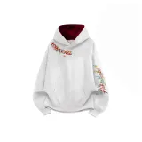 Бело-серый и красный