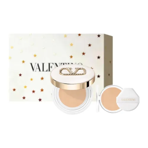 Валентино 2025 Рождественское ограниченное издание Росный уход Белый Воздушная подушка Естественный Увлажнение 12г+12г