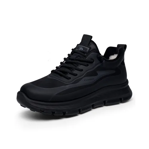 ZUOSAISI Утепленная обувь Мужская Термическая Высота Увеличение Поддержка Устойчивость к Износу Легкий Низкий Топ