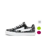 Темное облако, черный (белый шнурки) (включает 1 упаковку розовых и зеленых шнурков)